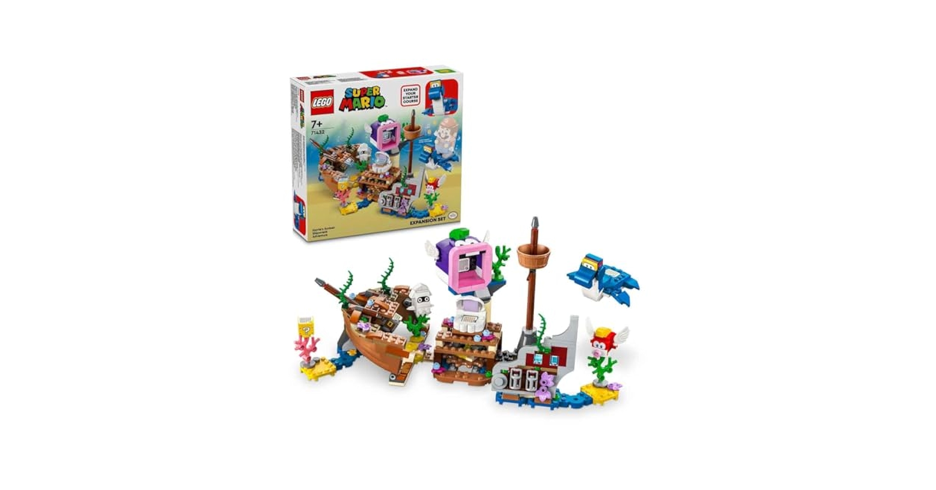 Amazon.com: LEGO 71432 Super Mario Dorrie und das versunkene